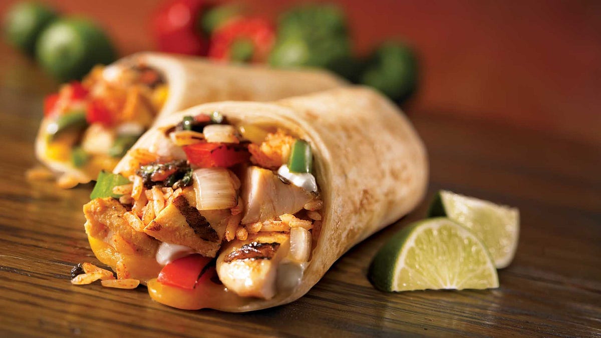 Garam Masala BBQ Chicken Wrap