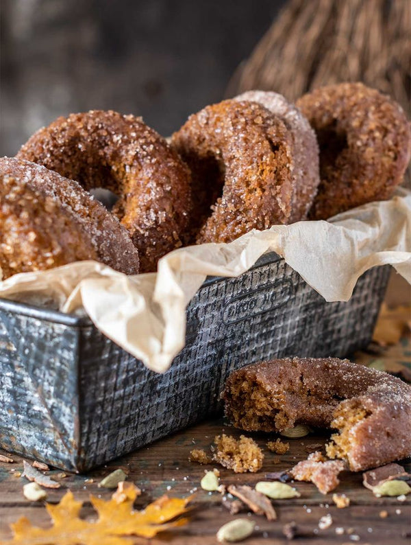 Ginger Cardamom Buttercream Donuts