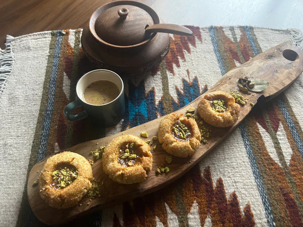 Chai-ramel Thumbprint Cookies